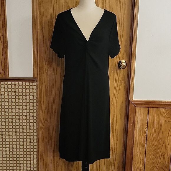 Torrid Mini Rib Knit Twist Front Skater Dress - Picture 1 of 8